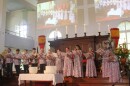 Hawaiʻinuiākea School of Hawaiian Knowledge shared this photo of an event at Kawaiahaʻo Church to kick off Hawaiian History Month.