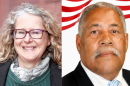 From left, Incumbent Pat Duffy is being challenged by Jose Candelario Garcia for the 3rd Hampden District seat.