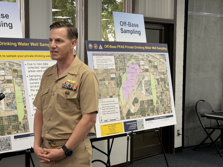 Cmdr. Matt Evans is the Installation, Logistics and Environmental director at MCAS Yuma.