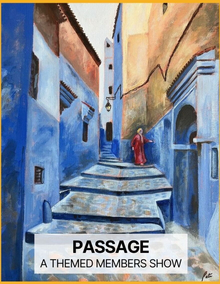 Alliance for the Arts Graphic for 'Passage' group show.