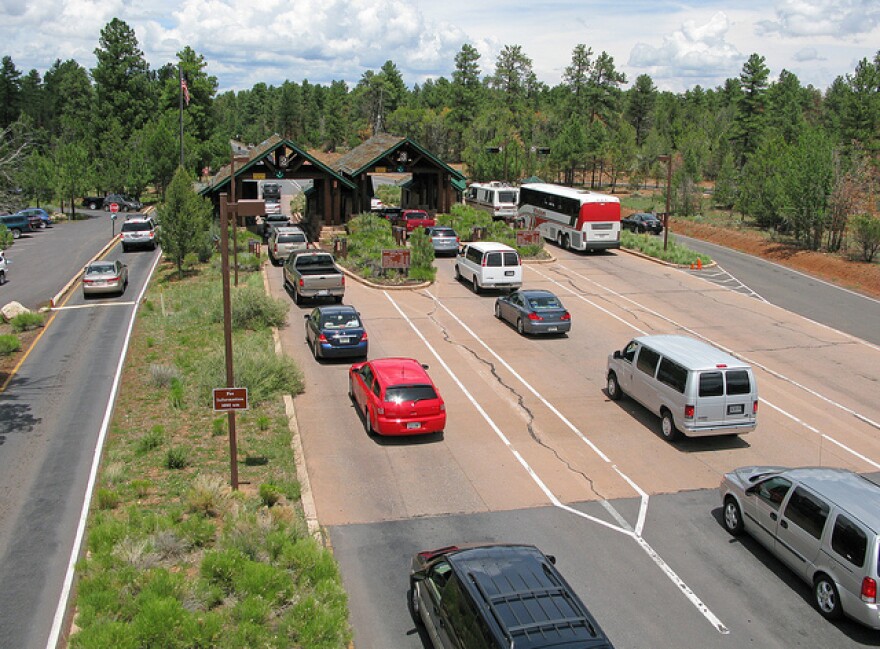 Grand Canyon National Park south entrance station