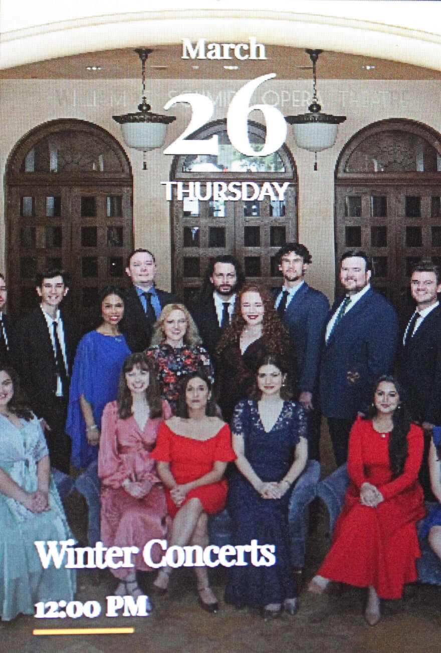 Sarasota Opera House Poster for 'Winter Concerts'