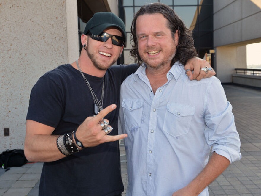 Brantley Gilbert got his mean streak and music from his mom