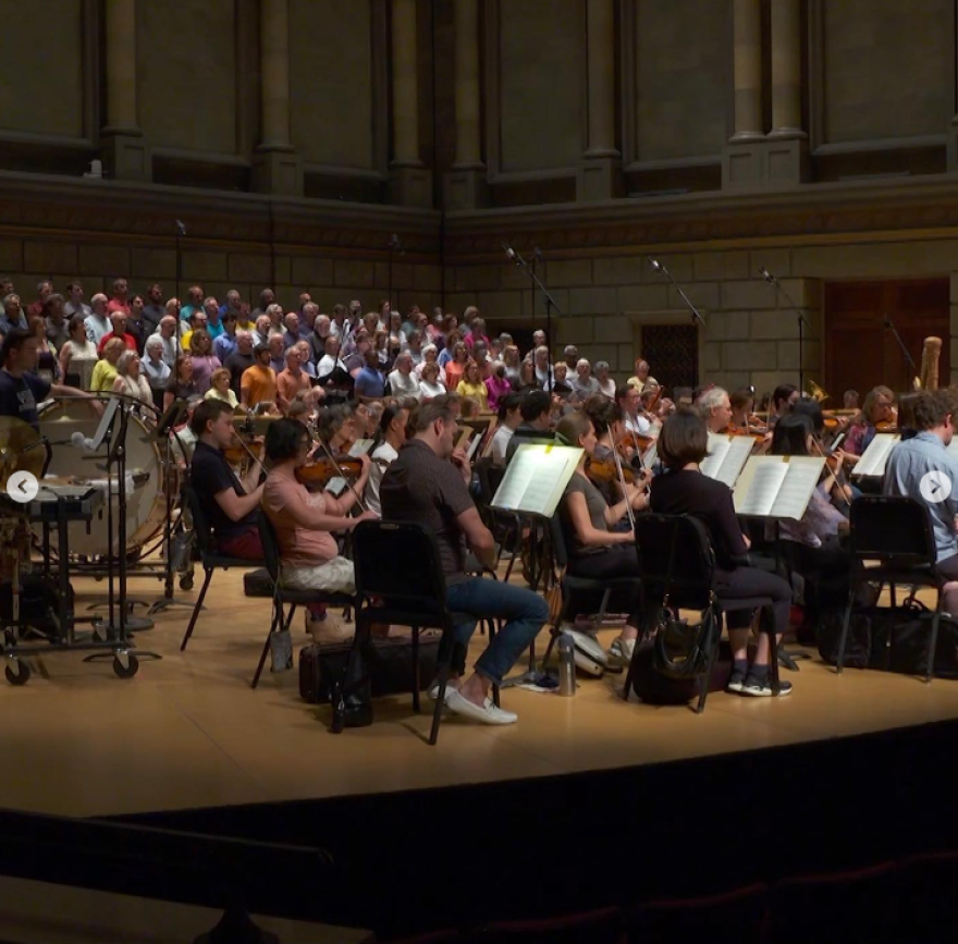 The RPO and Rochester Oratorio Society rehearse Mahler's "Resurrection" Symphony No. 2
