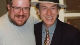 KIOS Jazz host Chris Cooke(l)with David Basse.