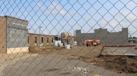 Pequot Lakes' main campus is under construction July 21, 2026. Voters approved a building referendum in April 2025.