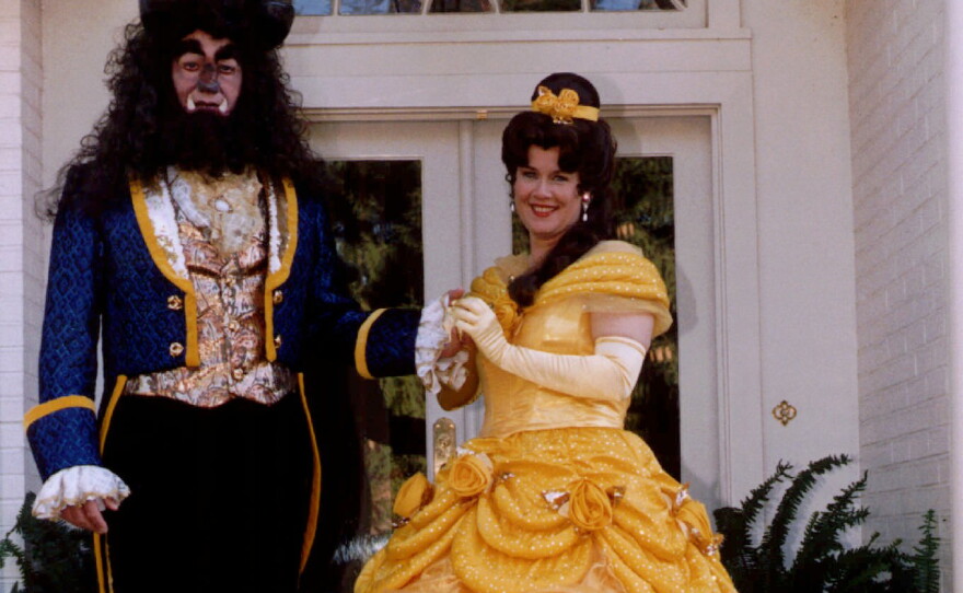 The best thing about being veep is that you can wear ridiculous things, obviously. (Al and Tipper Gore pose as Beauty and the Beast at their residence in 1995.)