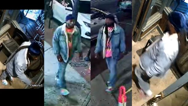 Images of a person of interest shared by the Wilmington Police Department.