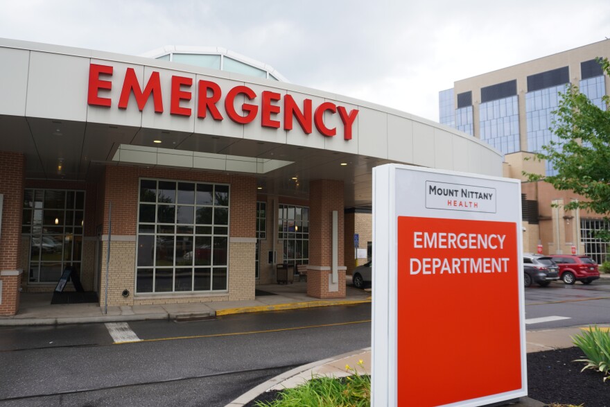 The emergency department at the Mount Nittany Medical Center in State College is one of two facilities with potential measles exposures on July 31 and Aug. 1, 2026.