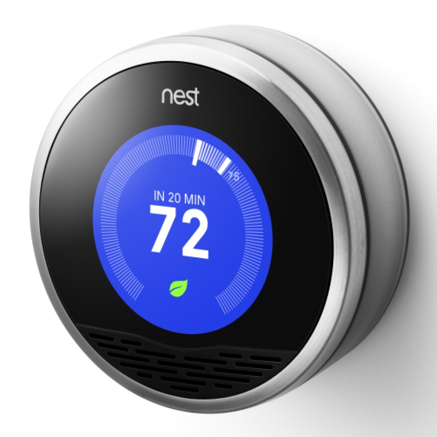 <a href="http://www.nest.com/living-with-nest/">Nest's thermostat</a> observes patterns in your house, then programs itself.