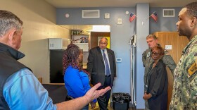 Secretary of the Navy Carlos Del Toro inspected unaccompanied housing at Naval Station Norfolk.