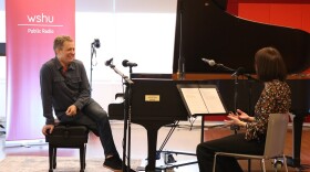 Andrew Armstrong, Artistic Director of New Canaan Chamber Music, and Emily Boyer, WSHU Music Host