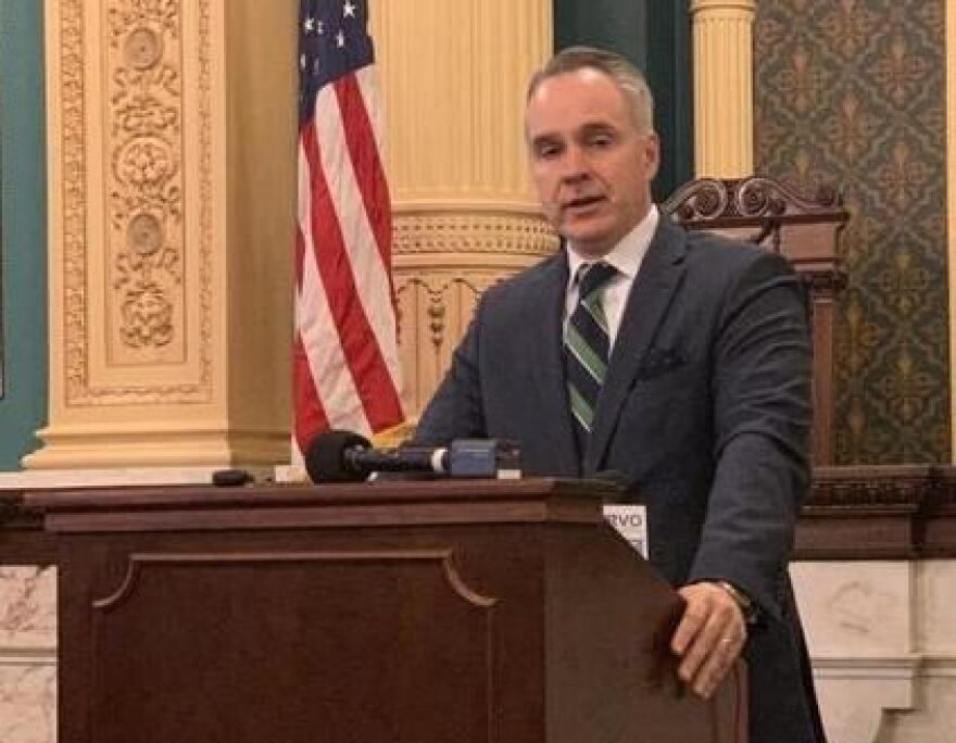 Syracuse City Court Judge Rory McMahon will preside over the city's first opioid court ELLEN ABBOTT / WRVO NEWS