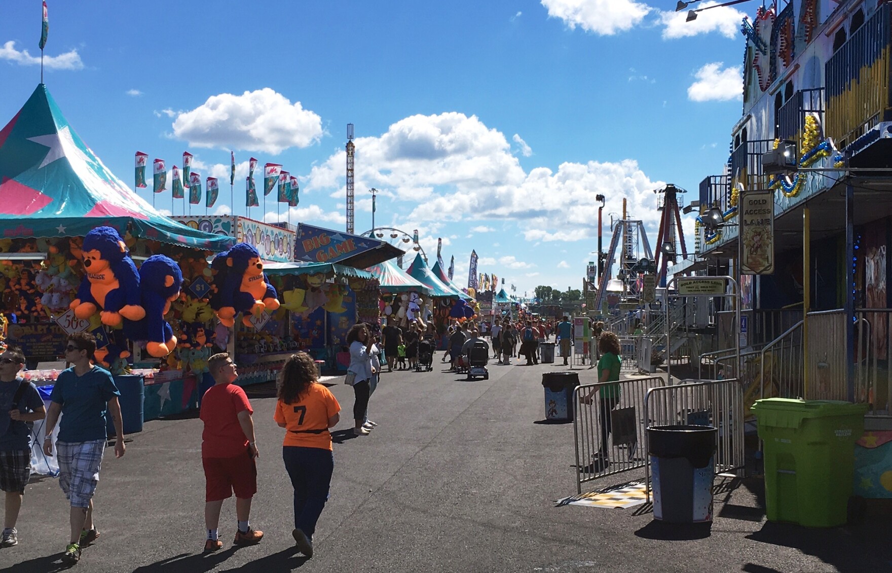 Larger NYS Fair Midway Pleases Most Visitors Who the Wider