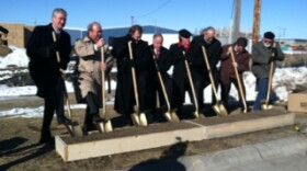 Officials break ground for new efficiency apartments and a community services facility at Siena/Francis House.