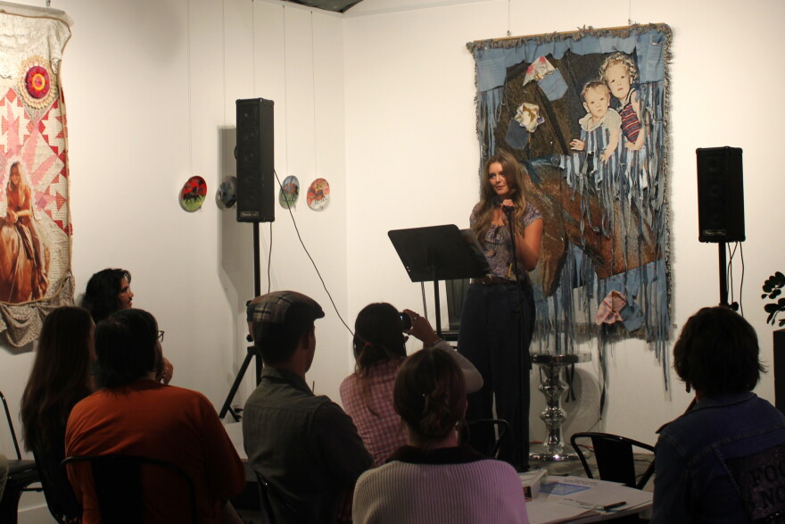 Cal Poly master’s student Katie Kelly told a rapt crowd at The Bunker SLO about her home’s mold infestation.