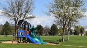 A public playground for young children.
