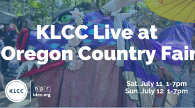 KLCC's 2026 live broadcast from Oregon Country Fair