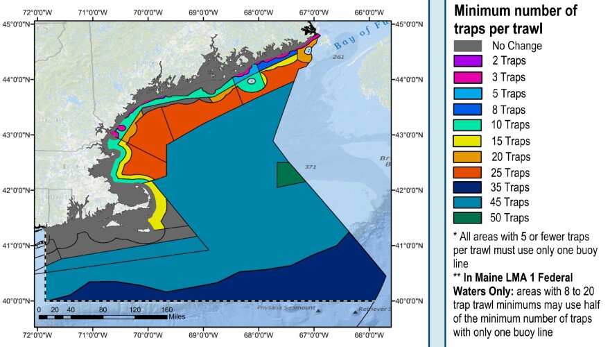 New Federal Lobster Rules Call For Seasonal Closures Off Maine, Weak Rope  To Help Protect Right Whales