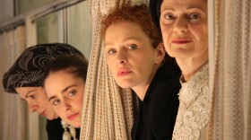 <strong>Domestic drama:</strong> Among the ultra-Orthodox world of Tel Aviv's Haredi Jews, Rivka (Irit Sheleg, left) and her daughter Shira (Hadas Yaron, second from left, with Hila Feldman and Razia Israeli) are confronted with a dilemma after a death in the family.