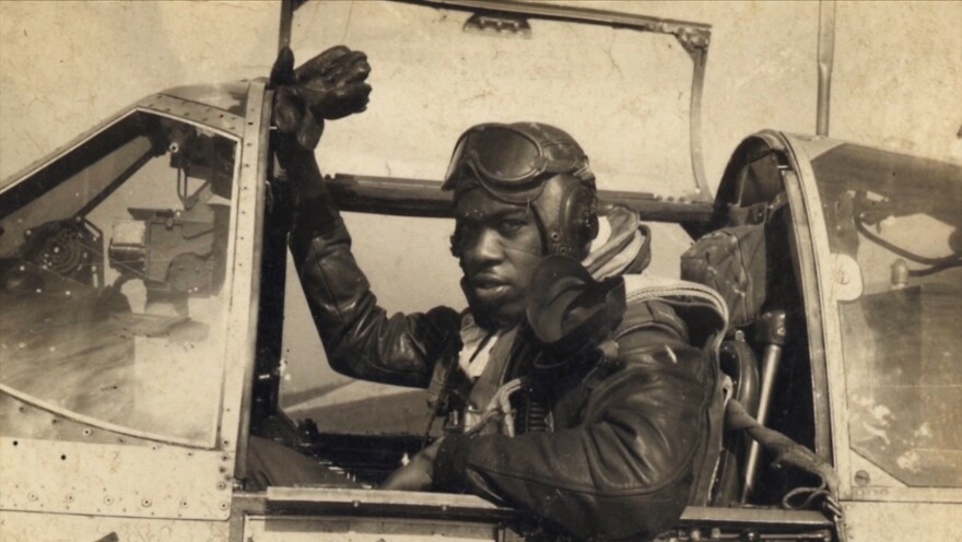 Lieutenant Bertram “Bert” Wilson, father to Pat Wilson Pheanious. Lt. Wilson was a World War II military pilot and Tuskegee Airman.