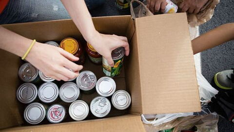 Volunteers were essential to the success of the postal food drive in Punta Gorda.