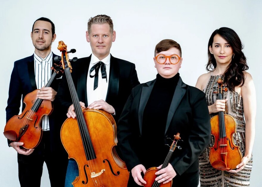 Grammy-award winning Catalyst Quartet, featured this month for their album Uncovered, Vol. 4: Joseph Bologne Chevalier de Saint-Georges
