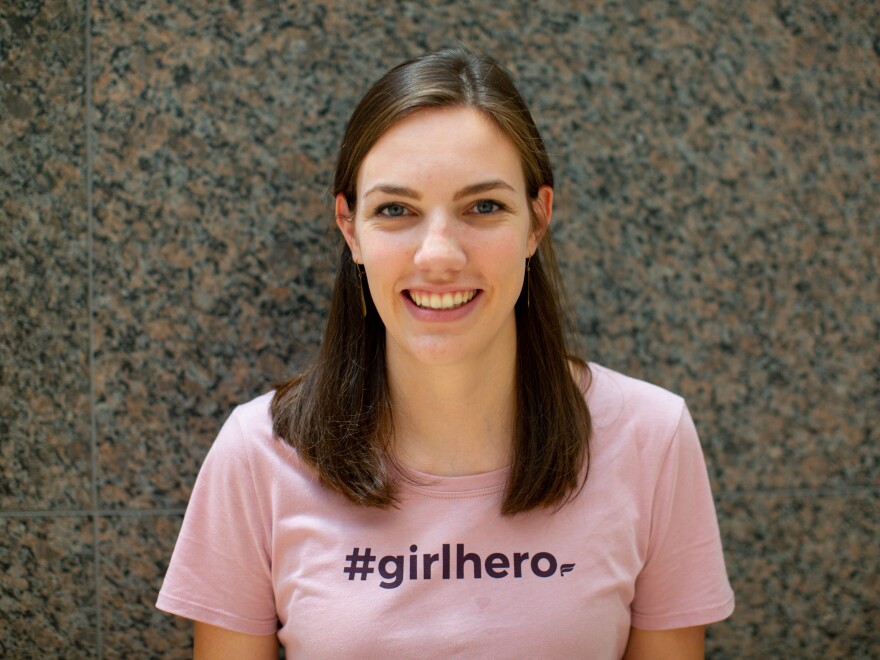 Kate McCullum, the U.S. midwest regional leader of Girl Up, draws inspiration from Malala Yousafzai.