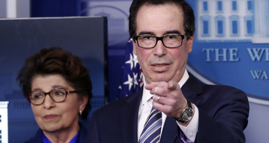Treasury Secretary Steven Mnuchin on Friday tweeted that more than $875 million in Paycheck Protection Program loans had already been processed. 