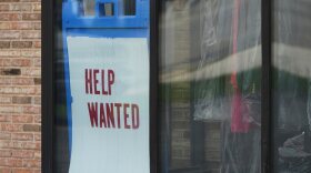 FILE - "Help Wanted" sign is displayed at a dry cleaner in Rolling Meadows, Ill., Thursday, May 15, 2025. (AP Photo/Nam Y. Huh, file)