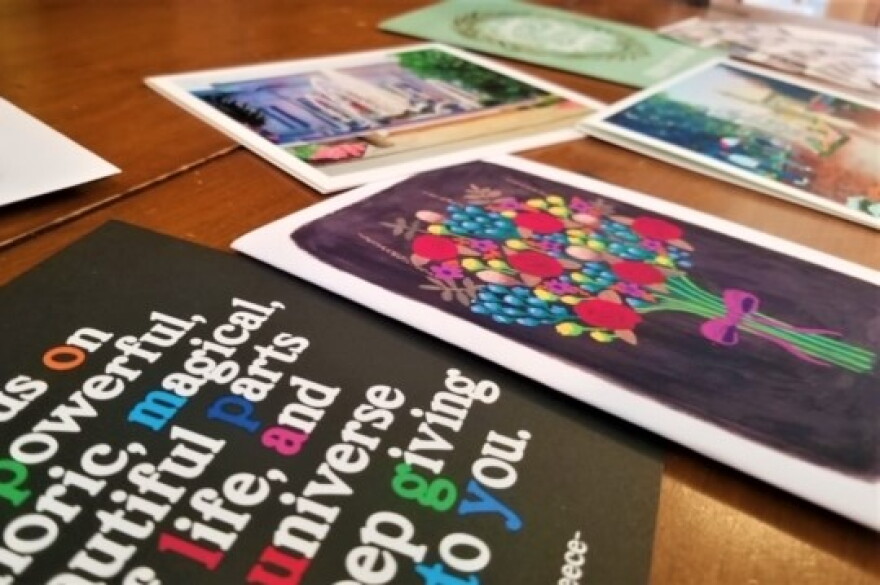 An assortment of cards Bloomington resident Brynn Canary has been sending out to lift spirits amid the coronavirus pandemic.
