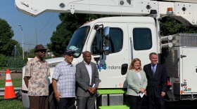 The street light programs latest installation is in Haughville. (Jill Sheridan WFYI)