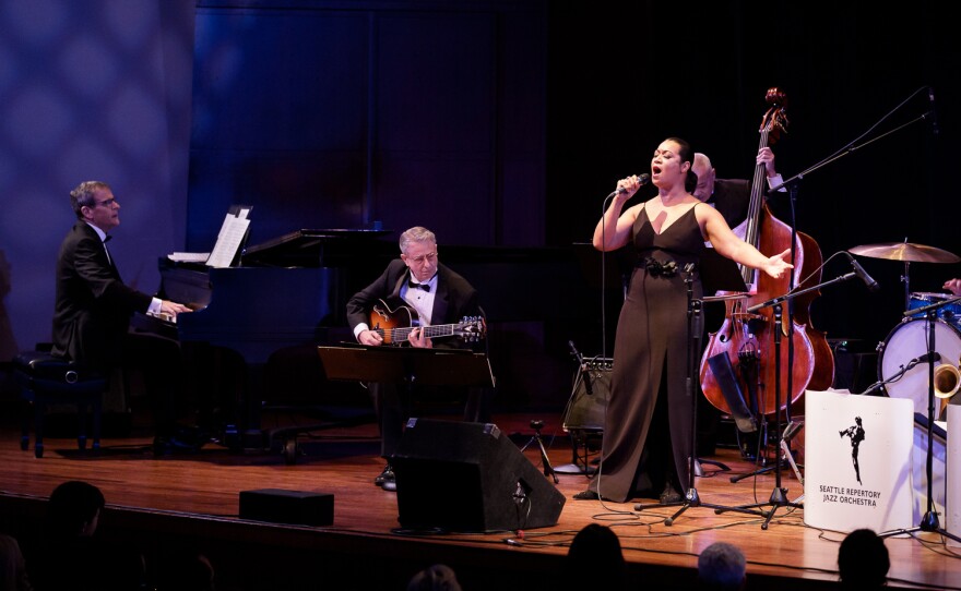 Jacqueline Tabor with Seattle Repertory Jazz Orchestra 