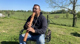 Navajo flute maker, performer, Fred Nez Keams