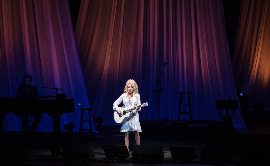 Dolly Parton performing in 2016. 