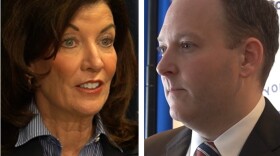  New York Gov. Kathy Hochul, left, and Rep. Lee Zeldin.