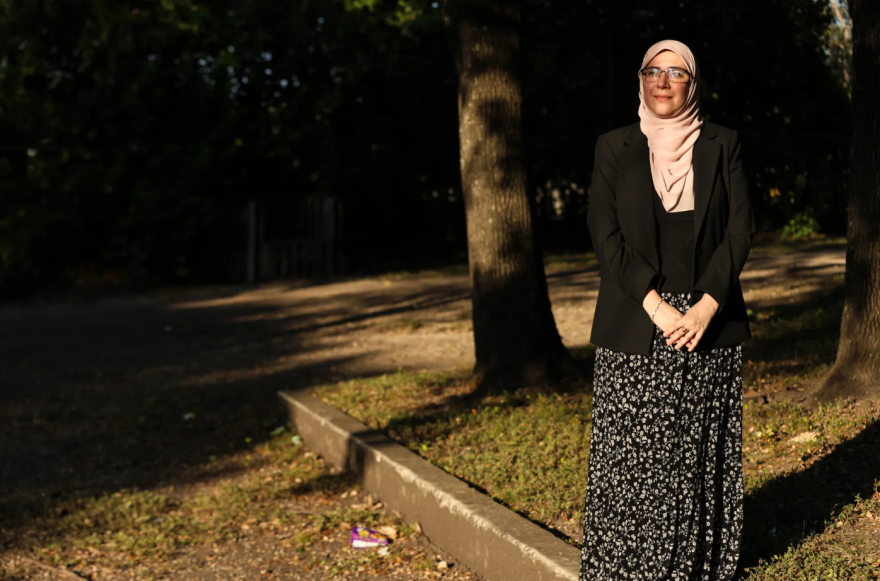 Shaimaa Zayan, operations manager of CAIR Texas, poses for a portrait in Austin on Saturday, Aug. 30, 2026.