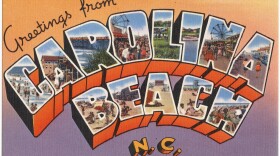 A Carolina Beach postcard, circa 1930-45.