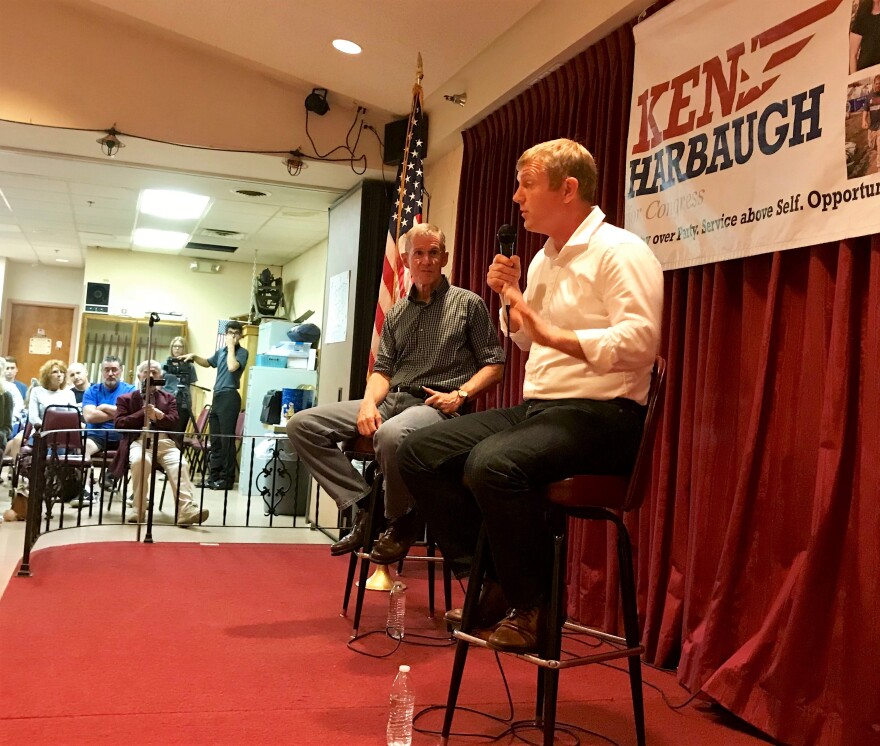 Photo of retired Gen. Stanley McChrystal endorsing Ken Harbaugh.