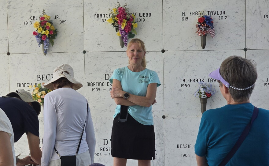 Dr. Jenneffer Pulapaka leads the DeLand Chapter of Walk-With-A-Doc at the Oakdale Cemetery on the third Monday of each month.