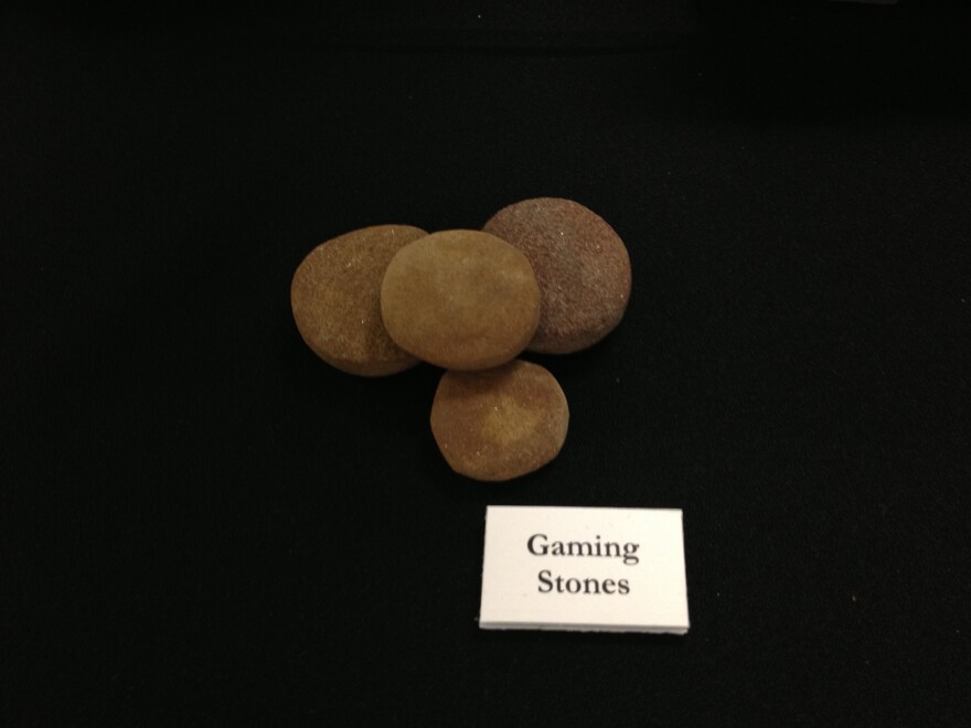 gaming stones from Fayette County ~1500 AD