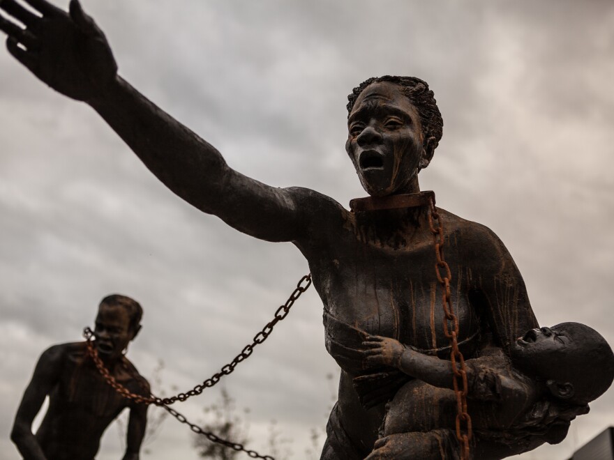 Stevenson says the Legacy Museum and National Memorial for Peace and Justice are designed to bring visitors "closer to the anguish and the suffering" of the past.