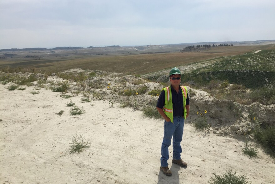 Kevin Murphy says he is proud of what he and the other workers do at the Rosebud mine, including digging the coal and reclaiming the land afterward.