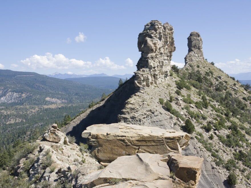 A large sandstone feature in southwestern Colorado, Chimney Rock became America's newest national monument on Friday.