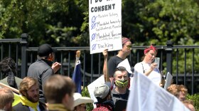 The "Open Texas Back Up" rally at the Texas Capitol in April was an example early in the pandemic of public sentiment about public health and coronavirus prevention measures becoming political issues.