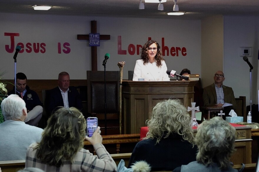 Rep. Lorissa Sweet of Wabash led the charge to end state funding for Kinsey Institute in 2023. At a Jan.15 press conference at Zion Unity Bapist Church, Sweet said she wants the legislature to hold Indiana University accountable.