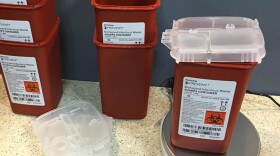 Supplies for Marion County's new mobile syringe exchange program, which will syringes as well as testing, immunizations, naloxone and treatment advice.