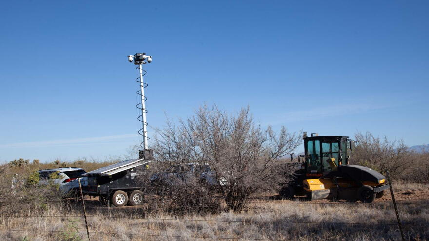 Tractor at Project Blue Site 4-24