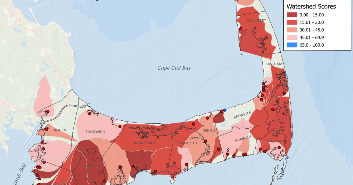 Cod Water Maps APCC Report highlights need to protect Cape Cod surface waters | CAI
