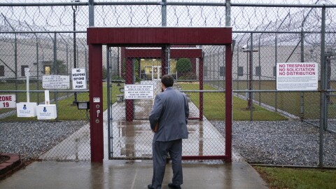 Image shows a detention center in Georgia where Mohamed Naser is being held.